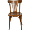 Chaise palmette wengé table 70x70
