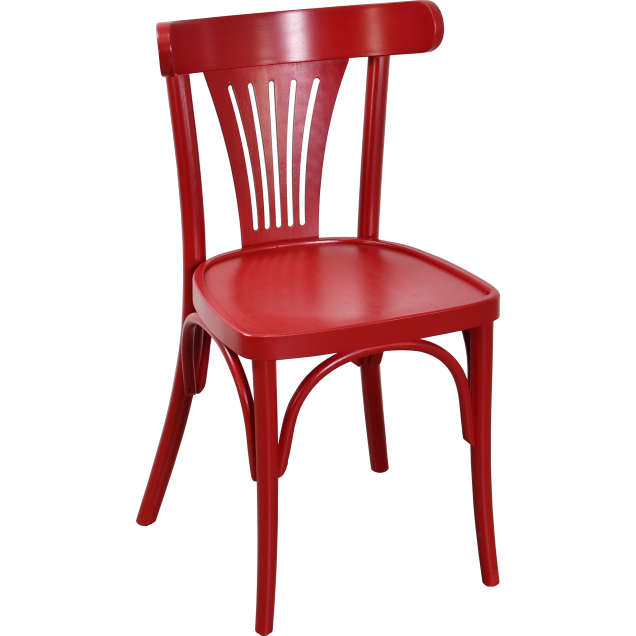 Chaise palmette wengé table 70x70