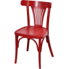 Chaise palmette wengé table 70x70