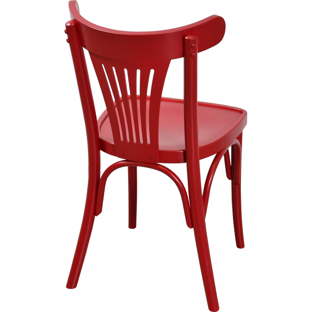 Chaise palmette wengé table 70x70