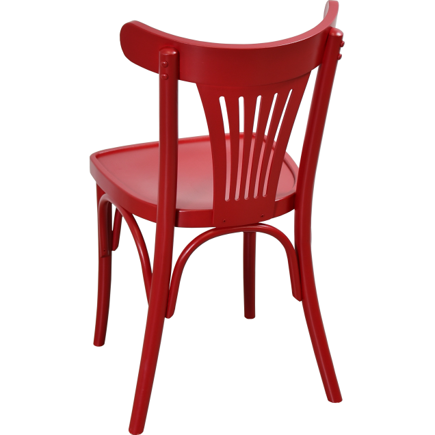 Chaise palmette wengé table 70x70
