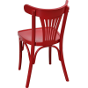 Chaise palmette wengé table 70x70