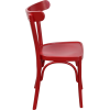 Chaise palmette wengé table 70x70