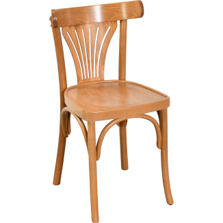 Chaise bistrot Laneda hêtre bois courbé pour café et brasserie