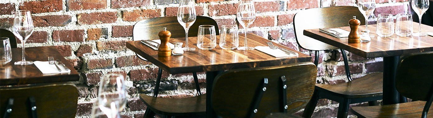 Table de restaurant et table de bar pour salle de restauration